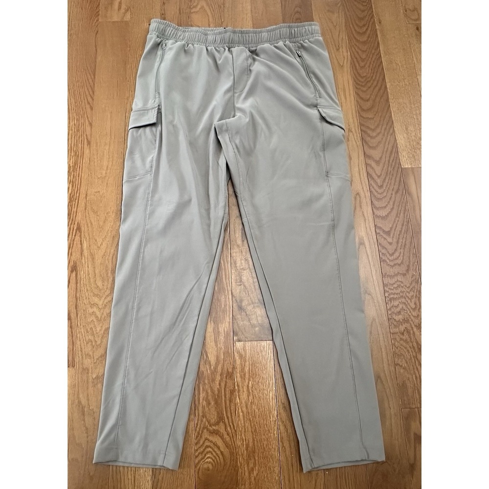 All in Motion Brown Cargo Jogger Pants Women's XL Zipper Pockets Lightweight NWT